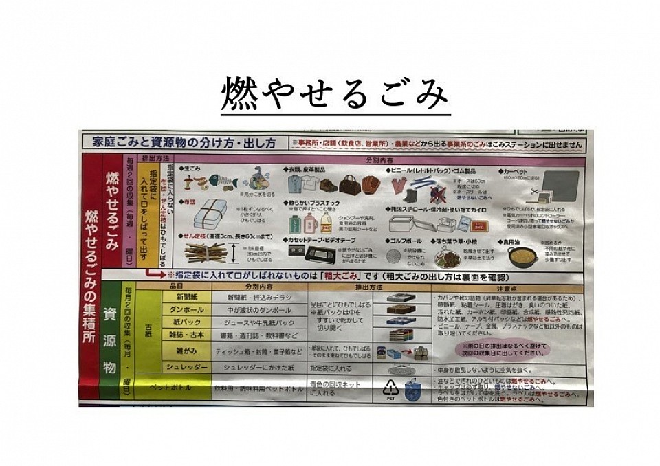 燃やせるごみ